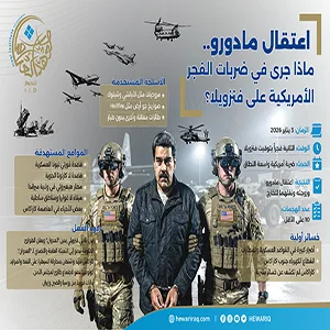 اعتقال مادورو.. ماذا جرى في ضربات الفجر الأمريكية على فنزويلا؟